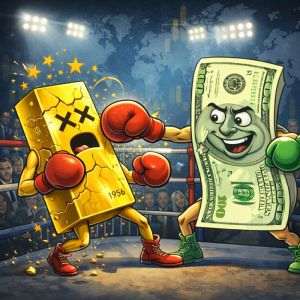 Aurul cade, sistemul se rupe